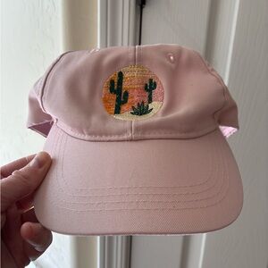 Redmond clothing outfitters Pink Cap with Cactus Embroidery